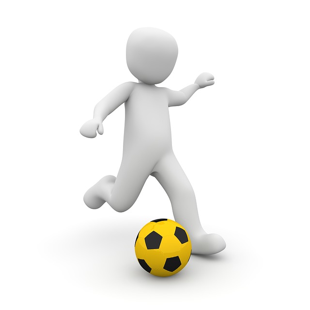 Gesunde Ernährung eines Fußballspielers